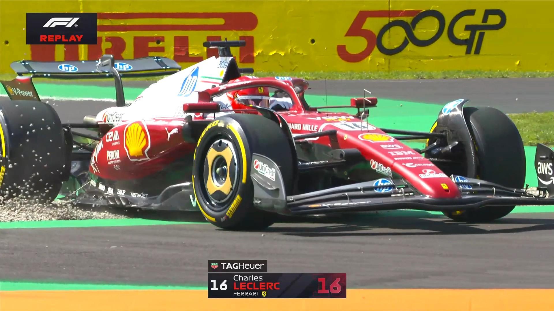 F1意大利站一练:法拉利全场最快,塞恩斯第3,安东内利第5