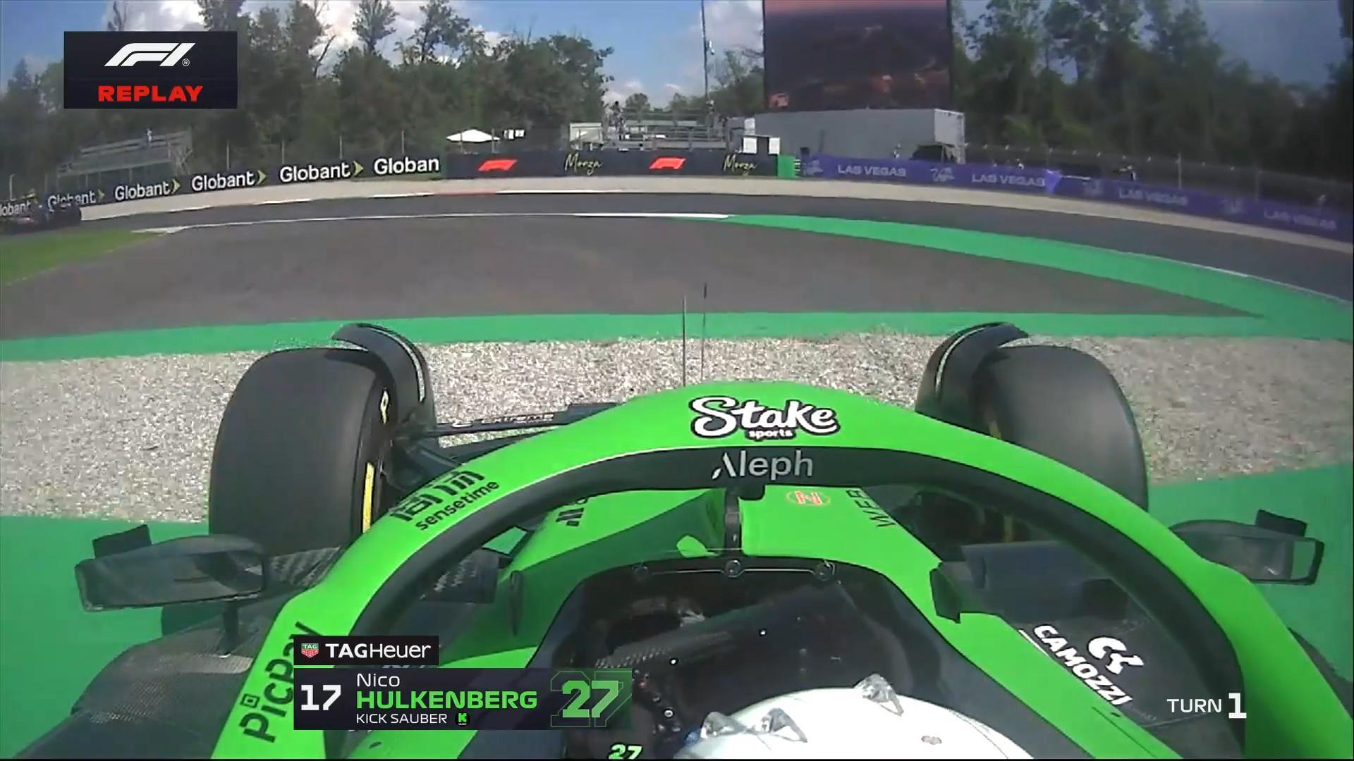 F1意大利站一练:法拉利全场最快,塞恩斯第3,安东内利第5